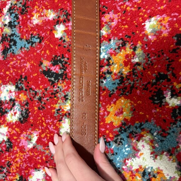 NWOT Galco SB2 CASUAL HOLSTER BELT 1 1/2" - Tan Leather - Size 38 - Picture 5 of 6